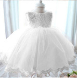 2017 new ball gowns for girls for wedding flowers girl costume princess party kids dresses for girls 1 years birthday dress kids
