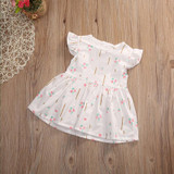 2017 New Baby Girl Summer Dresser Ruffles Sleeve Cotton Clothes Cute Bebes Heart Princess Girls Party Dress Infantil 2017 New Baby Girl Summer Dresser Ruffles Sleeve Cotton Clothes Cute Bebes Heart Princess Girls Party Dress Infantil