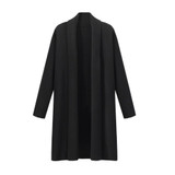 2017 New Autumn Winter Women Open Front Trench Coat Long Cloak Overcoat Waterfall Cardigan Female Outwear Blusas