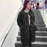 2017 New Autumn Winter Women Cotton Jacket Coat Parkas Slim Padded Warm Long Basic Jacket Coat Female Wadded Thickened Outerwear