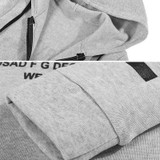 2017 New Autumn Winter Letter Print Pullover Hoodies Sweatshirts Women Plus Size Zipper Irregular Top Sportswear