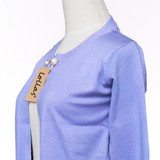 lollas New Solid Color Fashion Women Sweater Female Cardigan Thin Outerwear Summer Short Design Knit Long-sleeve Sweater