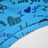 LOBBPAJA Lot 6 pcs Letters Print Cotton Womens Boxers Underwear Lingerie Sexy Ladies Panties Boyshorts Shorts Underpants M L XL