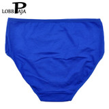 LOBBPAJA Brand Lot 6 pcs Woman Underwear Cotton High Waist Briefs Ladies Mothers Panties Knickers Intimates Plus Size for Women