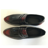 Loafers Men Velvet Shoes Red Wine Velour Slippers Smoking Men's Flats Wedding Party Dress Shoes Casual shoes H23