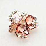 LNRRABC Women Chic Rhinestone Hair Claw Butterfly Hair pins Accessories Headwear Hair Ornament tiara para cabelo hair jewelry