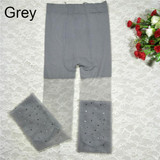 LNRRABC Lady Black Hot Drilling Stockings Spring Sexy Nylon Stretchy Pantyhose Solid Color Women's Fashion Cheap Tights