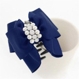 LNRRABC Fashion Women Bowknot Rhinestone Simulated Pearl Hair Clip Claw Headwear Hair Accessories Barrettes Hair Combs Hair Pin