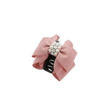 LNRRABC Fashion Women Bowknot Rhinestone Simulated Pearl Hair Clip Claw Headwear Hair Accessories Barrettes Hair Combs Hair Pin