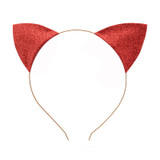 LNRRABC Fashion Women Girls Cute Alloy Thin Glitter Lovely Cat Ear Hairbands Headbands Hair Accessories Hair Band Headwear