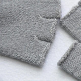 LNRRABc 1Pair Boy Girls Soft Half Finger Gloves Kids Children Winter Warmer Knitted Mittens Fingerless Glove