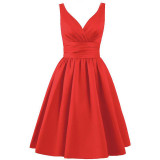 LLY1095J#Lace Up Brocade New bridesmaid dresses spring summer 2017 Short Toast bride wedding party dress orange cheap wholesale