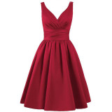 LLY1095J#Lace Up Brocade New bridesmaid dresses spring summer 2017 Short Toast bride wedding party dress orange cheap wholesale