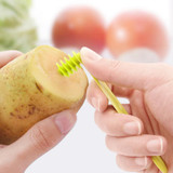 LMETJMA 1pc Manual Spiral Screw Slicer Plastic PP Potato Carrot Cucumber Vegetables Spiral Knife Kitchen Tools PYKC0610-6
