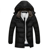 LKBEST 2017 New Arrival Winter Men Coat Windproof Breathable Warm men's Jacket Casual Clothing thickening hooded Outwear (PW620)