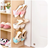 Living Room Separated By Vertical Wavy Wall Shoe Rack Storage Shelf Bathroom Wall-mounted Storage Shelf