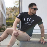 LiveFit Fashion men's t shirt Men Crossfit Tops T-shirts Rise New Bodybuilding Muscle Brothers Cotton Male Fit camiseta Tees LiveFit Fashion men's t shirt Men Crossfit Tops T-shirts Rise New Bodybuilding Muscle Brothers Cotton Male Fit camiseta Tees