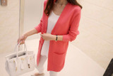 Liva Girl Long Cardigan Women Autumn Winter Female Long Sleeve Cardigan Korean Slim Pockets Sweater Knitted Cardigans Women Tops