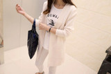 Liva Girl Long Cardigan Women Autumn Winter Female Long Sleeve Cardigan Korean Slim Pockets Sweater Knitted Cardigans Women Tops