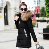 Liva Girl Large Fur Collar Women Coat 2017 Winter Jacket Women Hooded Long Down Jacket For Women Winter Coat Female Parka