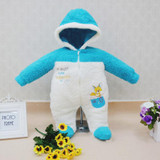 Little Q Coral fleece baby One piece bodysuit clothes winter boys clothing girls footies soft warm apparel infant newborn sleep