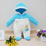 Little Q Coral fleece baby One piece bodysuit clothes winter boys clothing girls footies soft warm apparel infant newborn sleep
