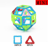 LittLove Mini Enlighten Bricks Educational Magnetic Designer Toy Square Triangle DIY Building Blocks Toys For Children