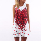Fashion 2017 Summer Dress Sexy Casual Slim Micky Print Dress Package Hip Milk Silk Bodycon Dress Women Party Dresses Vestidos