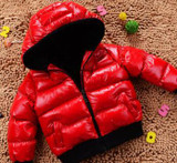 Fashion 2017 Children jacket Cotton Boys Warm Solid Coats Baby Winter Thicken Cotton-padded Jackets Girls snowsuit Kids parka