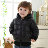 Fashion 2017 Children jacket Cotton Boys Warm Solid Coats Baby Winter Thicken Cotton-padded Jackets Girls snowsuit Kids parka