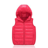 Fashion 2017 Children duck down vests waistcoats girls/boy Outerwear&amp;Coats vest candy color Kids jackets Autumn baby Outerwear