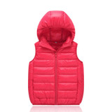 Fashion 2017 Children duck down vests waistcoats girls/boy Outerwear&amp;Coats vest candy color Kids jackets Autumn baby Outerwear