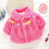 Fashion 2016 sweet cute baby girl clothes winter warm cloak girls cape and ponchoes