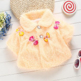 Fashion 2016 sweet cute baby girl clothes winter warm cloak girls cape and ponchoes