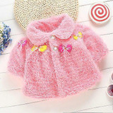 Fashion 2016 sweet cute baby girl clothes winter warm cloak girls cape and ponchoes