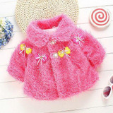 Fashion 2016 sweet cute baby girl clothes winter warm cloak girls cape and ponchoes