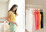 Fashion 2016 Summer Women Clothing Candy Color Sleeveless Women Blouses Chiffon Casual Blouse Shirt Tops Plus Size