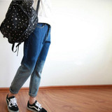 Fashion 2015 Boyfriend Jeans Woman Gradient Women Jeans Loose Vintage High Waist Jeans For Women Hot Denim Pants Trousers Fashion 2015 Boyfriend Jeans Woman Gradient Women Jeans Loose Vintage High Waist Jeans For Women Hot Denim Pants Trousers