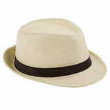 Fashion 100% Handwork Child Summer straw Sun hat Boy Boho Beach Fedora hat Sunhat Trilby Girl Panama Hat Gangster Cap 25