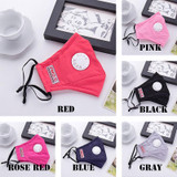 Faroonee Cotton PM2.5 Anti Haze/Dust Mouth Mask Activated Carbon Filter Windproof Mouth-muffle Bacteria Proof Face Masks S4764