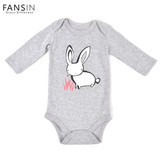 FANSIN Brand Rabbit Newborn Soft Cotton Baby Romper O-neck Costume Long Sleeve Girl Boy Rompers Baby Clothing Next baby Jumpsuit