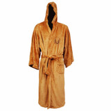 2017 Flannel Robe Male Star Wars Bath Robes Male with Hooded Winter Bathrobe Long Thick Sleepwear for Men Jedi Empire Nightgowns