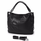 2017 First Layer Genuine Leather Guarantee Women Handbag Ladies Shoulder Cross Body Messenger Tote Bag Satchel Black/Coffee