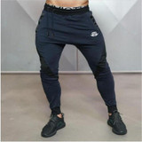 2017 Fitness Men Brand Clothing Men Gold Medal Fitness Casual Elastic Pants, Stretch Cotton Men's Jogger Pants
