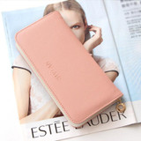 2017 female PU Leather long Zipper Wallets Women coin Purses Cards Holder phone bag For Girls fashion lady Women clutch Wallet