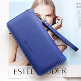 2017 female PU Leather long Zipper Wallets Women coin Purses Cards Holder phone bag For Girls fashion lady Women clutch Wallet