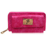 2017 Female Big Wedding Pur PU Leather Gold Zipper Wallet Cards Holder Wallets For Girls Women Wallets Fashion 500535