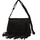 2017 Fashion Women's Suede Weave Tassel Shoulder Bag Messenger Bag Fringe Handbags LXX9