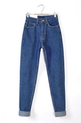2017 Fashion Women vintage American brand  boyfriend jeans for women Casual high waist loose cowboy pants denim jeans womens
