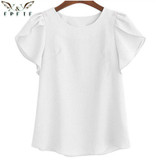 2017 fashion women top kimono blouses O-neck shirts chiffon casual vintage tops plus size XXXXL 5XL blusas blouse women's
